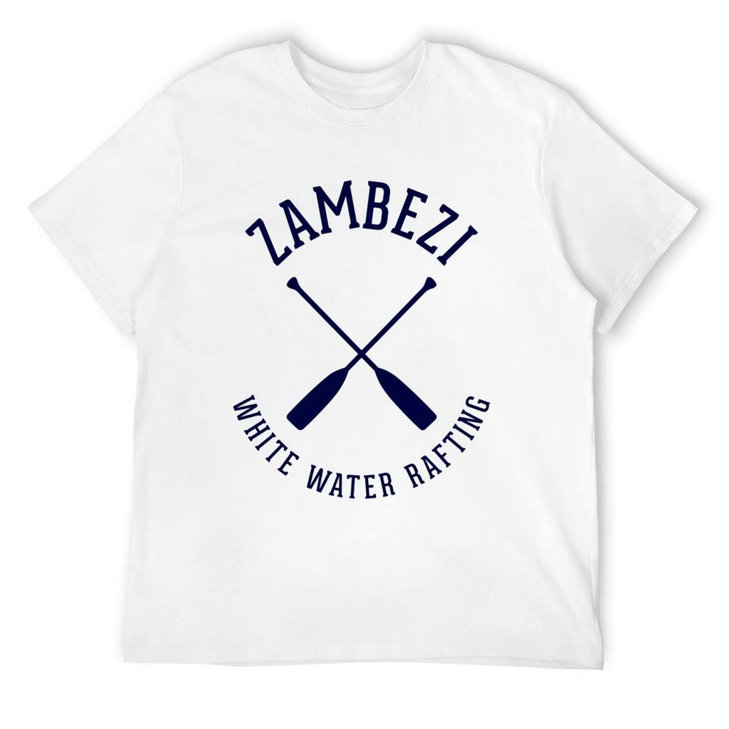 Zambezi White Water Rafting T-Shirt vintage graphic tee plus size clothes customizeds oversizeds fruit of the loom mens t shirts