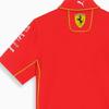Puma Letter Print Ferrari Pattern Design Casual Short Sleeve Polo Shirt Men Polo Shirts Scarlet 763602-01