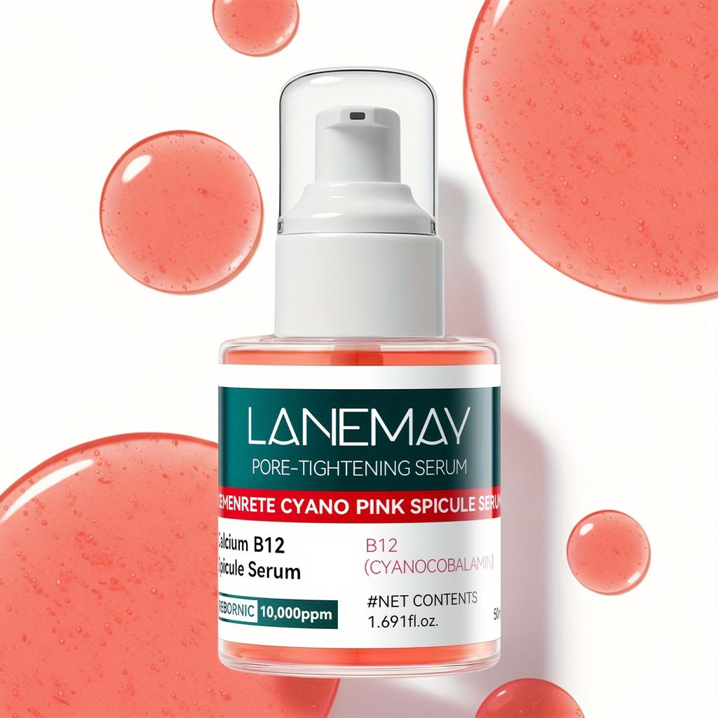 Pore Tightening Serum - Contains Vitamin B12. Brightens dull skin, tightens pores, and even out skin tone 50ml