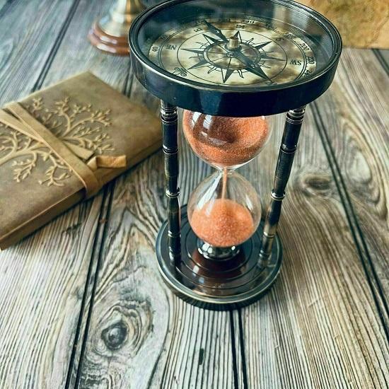 Clepsidră Nautică Vintage Busolă Cronometru Busolă Antică Clepsidră Cadou