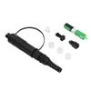 2 Set Glasfaserkoppler Tragbarer PEI Mini Schnell SC Glasfaserverbinder für Rechenzentrum