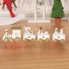 Wooden Christmas Train Decorations Santa Claus/Snowman/Bear Decorations Party