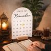 Acrylic Countdown Calendar 30 Days Ramadan Table Ornament Eid Mubarak Decor  Islamic Festival
