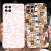 Für Samsung Galaxy M22 F22 Hülle Samsung M22 F22 4G SM-M225F E225F Mode Mond Design Weiches Silikon Schutzhülle Handyhüllen