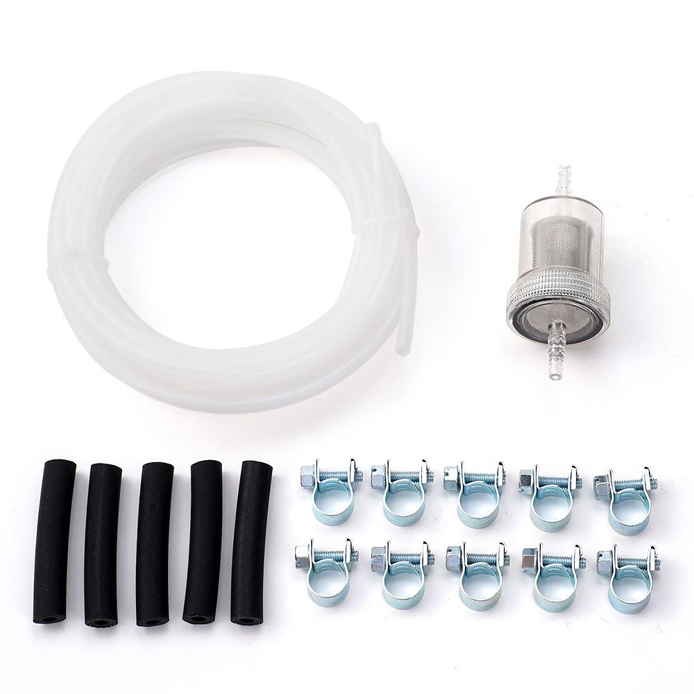 4M Fuel Tank Standpipe Kit Replaceable Parking Heater Fuel Line Kit for Eberspacher/ Webasto Heater Diesel Hose Clip