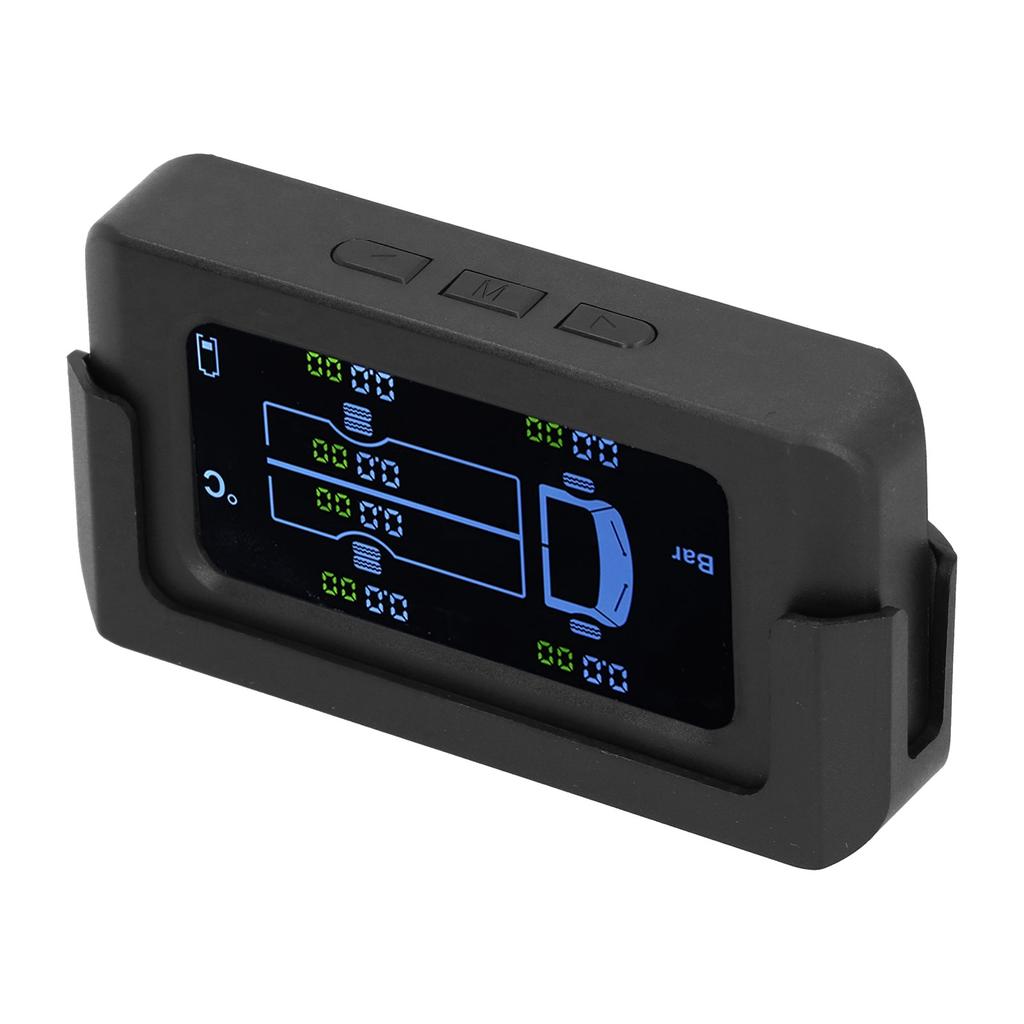 Universal Tire Pressure Monitor Solar USB Charging 0 8.5bar 122PSI Truck TPMS with 6 External Sensors