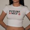 Custom Photo Baby Tee Crop Top, Y2K Fashion, 90s Style T-Shirt