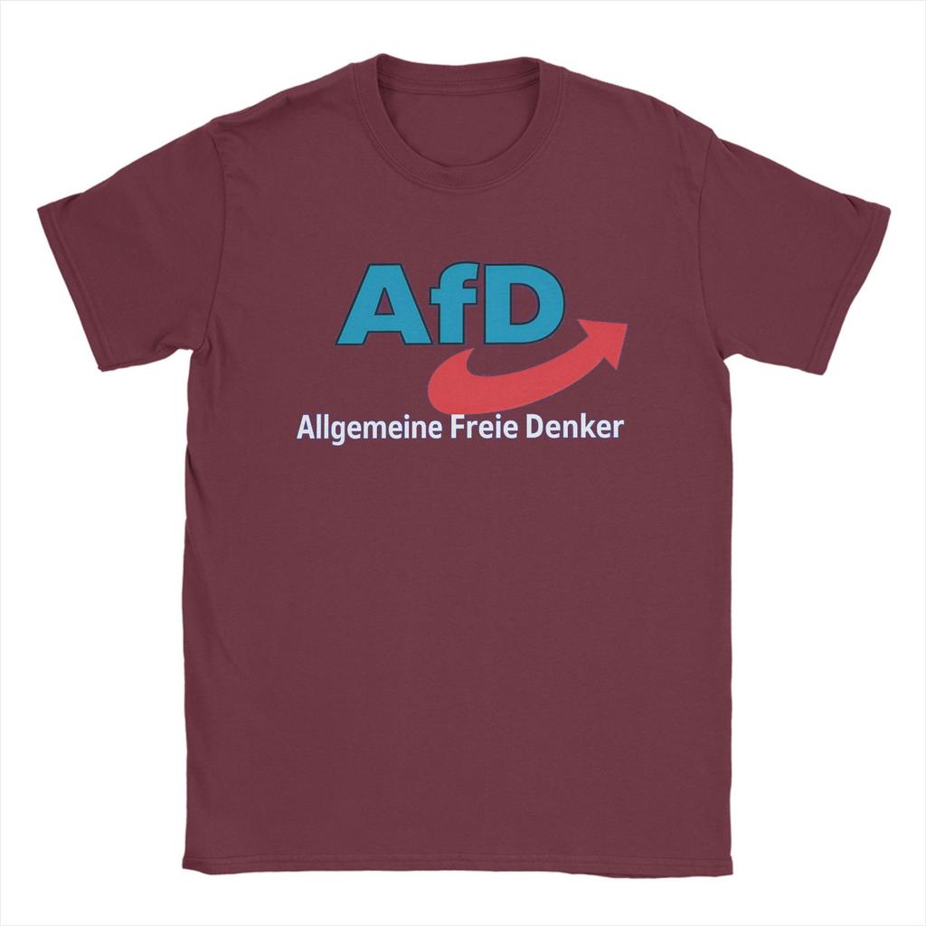 T-shirt da uomo Alternativa AFD Germania T-shirt Moda Estive Vintage Stampate 100% Cotone Top Taglie Forti 6XL