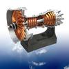 Mini Turbos Fan Engine Assemble Aircraft Engine Model Turbofan Engine Model Gift