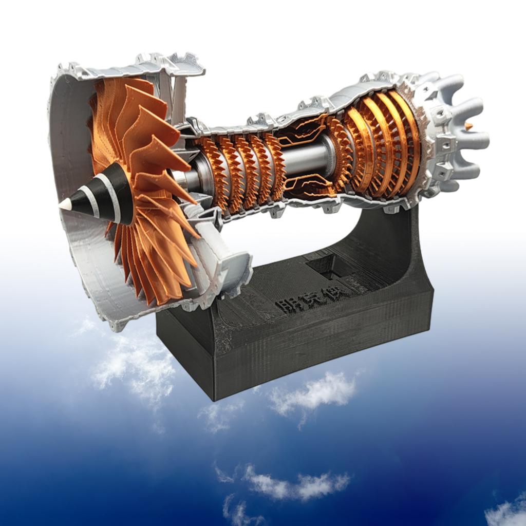 Mini Turbos Fan Engine Assemble Aircraft Engine Model Turbofan Engine Model Gift