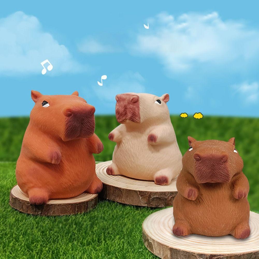 

Мягкая игрушка-капибара, новинка, кукла, имитация капибары, украшение для офиса