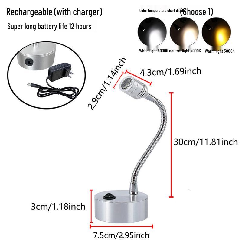 Wireless Jewelry Display Spotlight with Battery