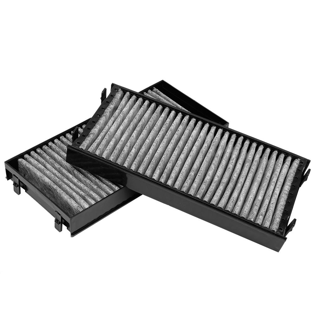 2pcs Car Cabin Air Filter Anti Pollen Dust Replacement Part for X5 E70 X6 E71 64316945586