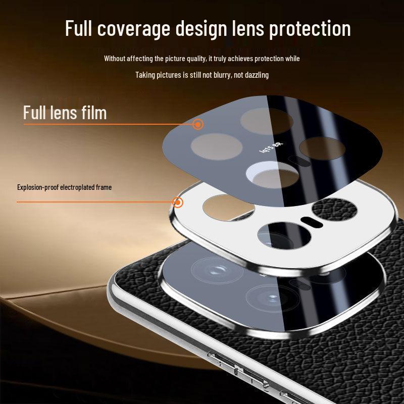 iQOO 15 Case V2505A: Stylish Leather Texture Protective Cover for Men & Women - Business High-End Chinese Style Trend