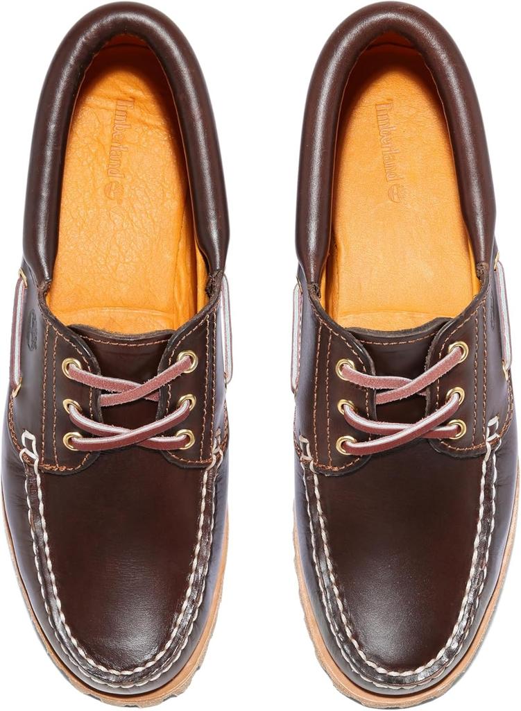 Timberland HERITAGE Noreen 3-Eye Handsewn (Brown / 23.5 cm / Leather 3-Eye Deck Shoes)