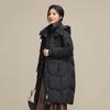 XueZhongFei Women's Mid-length Slimming Warm Down Coat X40143342F