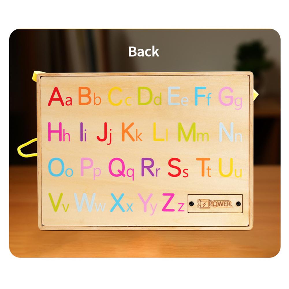 Busy Board For Kids Simulated Circuit Toys With LED Light Switch Scientific Educational Wooden Toys Gifts For Boys Girls