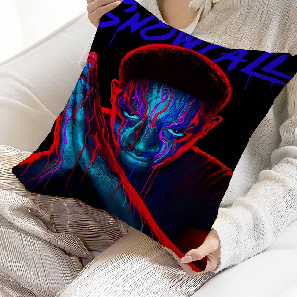 

SSnowfall Cushion Cover Pillow Cover Decor Pillowcase Printed Cushion Case for Couch 30X30cm