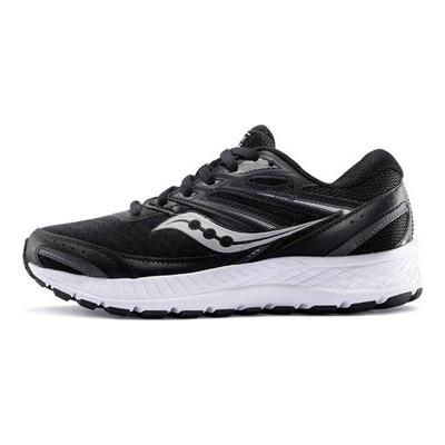 Cohesion 13 Comfortable Versatile Mesh Cushioning Non-Slip Lightweight Low-Top Casual Running Shoes Women Sneaker Black White S10559-1