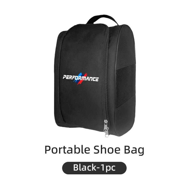 BAGH3 2026 Car Sticker Car Logo Sneaker Storage Bag Travel Outing Shoe Storage Tools Cars Accessories For BMW E46 E90 E60 F20 F10 F30