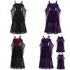 Halloween Witch Dress Gothic Medieval Cosplay Costume Off Shoulder High Quality Polyester Fabric