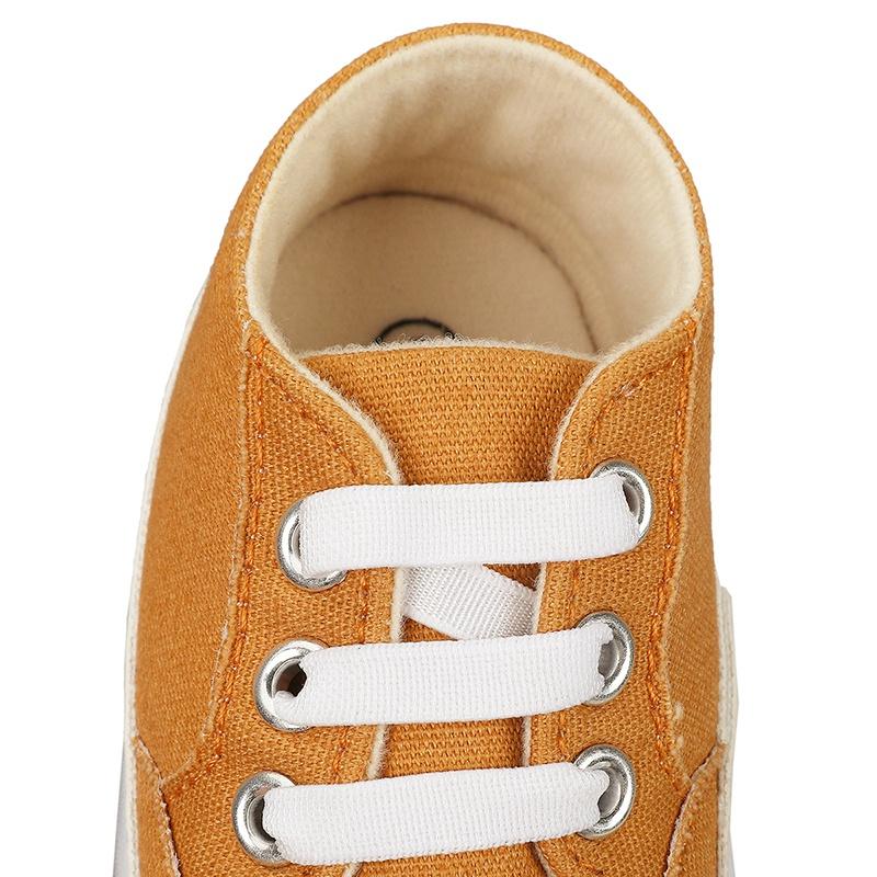 Baby Casual Shoes Soft and Comfortable Retro Simple Solid Color Toddler Shoes