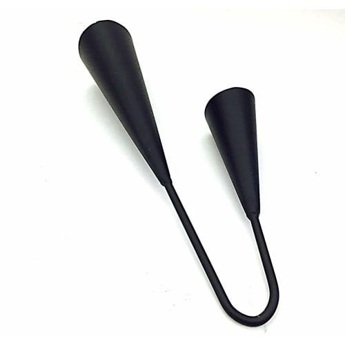 Agogobell Kuhglocke Samba Percussion Instrument, 27cm mit Sticks und Schlägeln, Kleines Percussion-Instrument