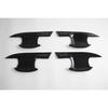 For BYD SHARK 2024 2025 2026 RHD ABS Chrome Carbon Black Door Handle Cover Door Bowl Frame Trims Sticker Car Styling Accessories