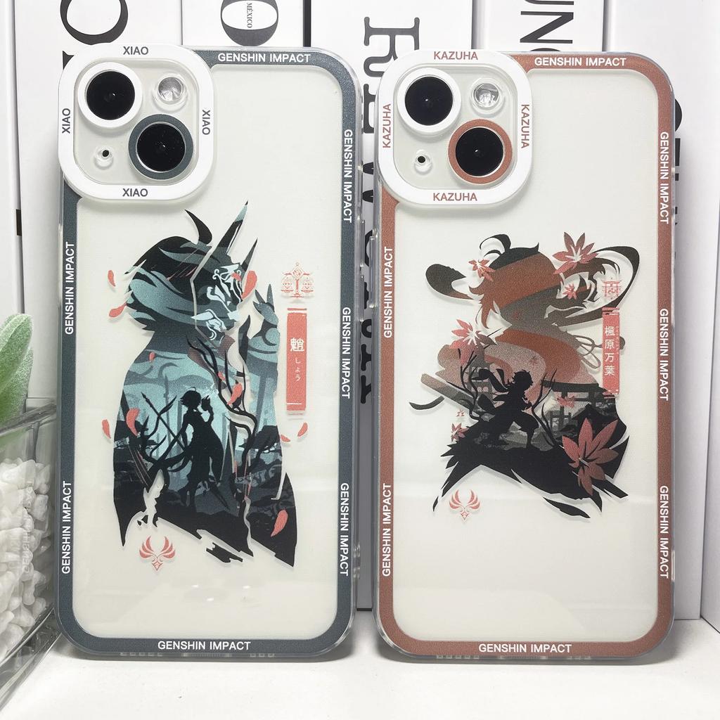 Genshin Impact Phone Case For iPhone 16 15 14 13 12 11 Pro Max Mini XS X XR SE 7 8 Plus HuTao Zhongli Raiden Shogun Xiao Funda