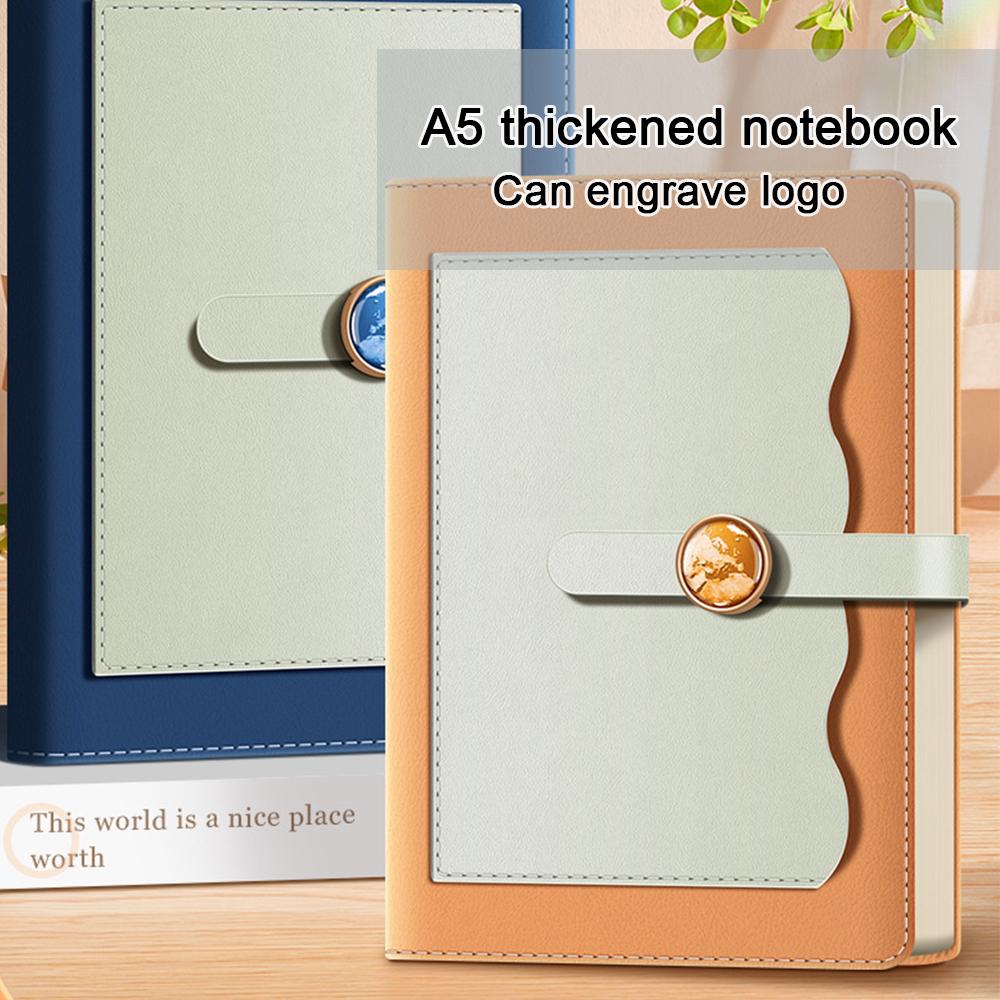 

(Логотип можно выгравировать) Деловой блокнот А5 из толстой кожи, офисный блокнот, студенческий дневник, протоколы совещаний с пряжкой, отрывки, тематические тетради.