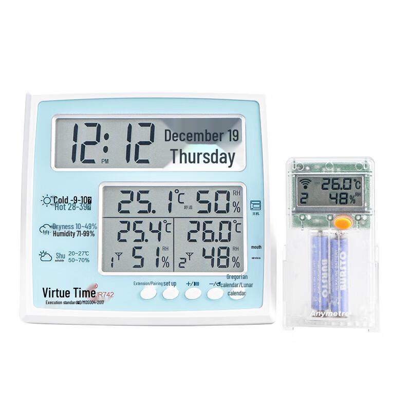 Беспроводной термогигрометр Mederich для помещений/улицы