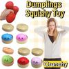 Crackling Dumpling  Squeeze Toy Crunchy Realistic Food Pinch Dumplings Squishy Toy  Office Desk Toy