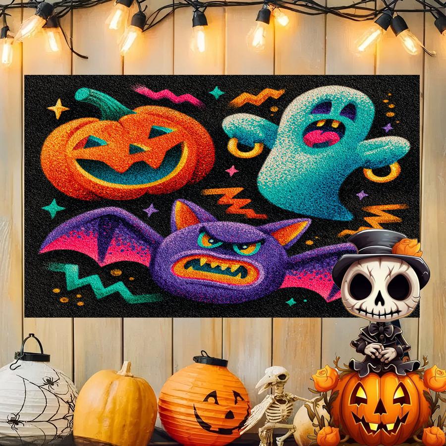 Cute Pink Halloween Background Cloth Hanging Cloth Bedroom Bedside Decorative Wall Cloth Rental Dormitory Tapestry