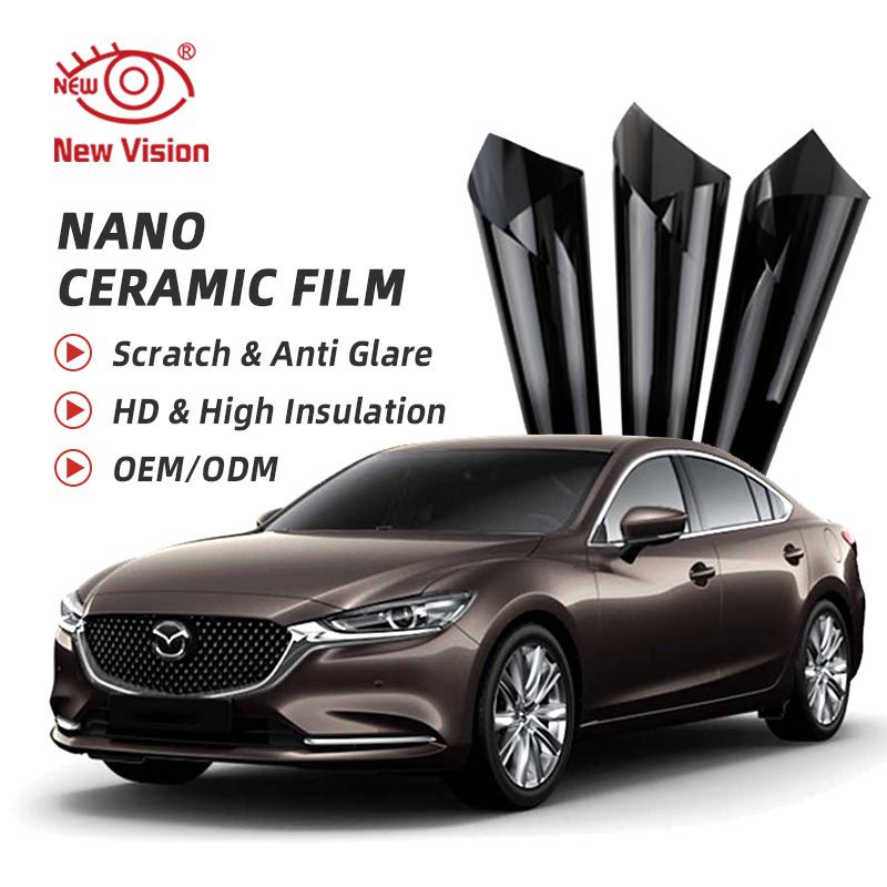 50cmX152cm IR80% UV99% Anti-glare UV Protection High Quality Nano Ceramic Solar Car Window Tint Film IR0580