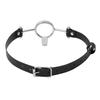 Flirting SM BDSM Metal Stainless Steel Deep Throat Press Tongue Binding Strap Drooling Adult Sex Toys Mouth Ring Stopper