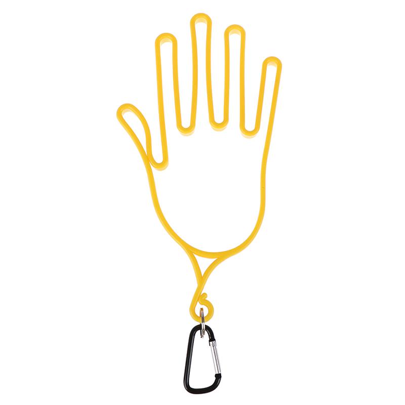 Stojan na golfové rukavice, golfové nářadí, plastový držák na golfové rukavice s přezkou na klíče