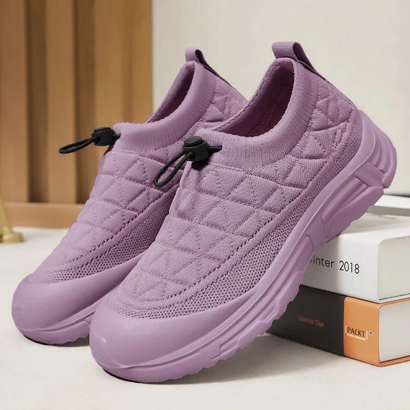 Women Casual Shoes Breathable 2025 Spring Autumn Anti Slip Soft Sole Casual Shoes Comfort Lightweight Mesh Outdoor Walking Shoes