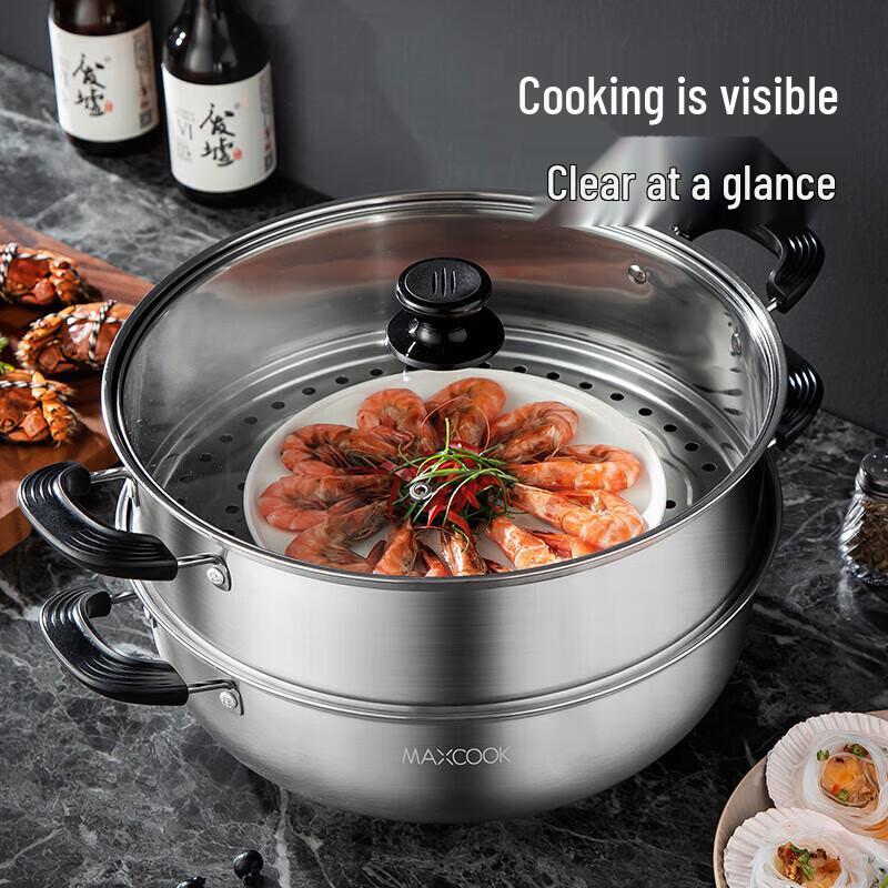 maxcook Stainless Steel Steamer & Multipurpose Pot