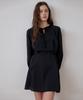 Laminez Frill Strap Dress - Black