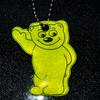 Reflective Little Bear Pendant Keychain - Double-Sided, Multi-Color, Safe for Night Travel, Ideal for Backpacks