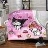 Customizable Sanrio8 Throw Blanket – Personalized Name, All-Season Cozy Snug Blanket, Machine Washable, Personalized Blanket