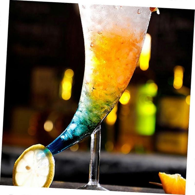 Rauchglasbecher für Party-Cocktailgetränke Barbecher Transparent