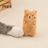 Cute Animal Cat Toy Stuffed Catnip Toy, Soft Plush Chew Bear Duck Frog Enrichment for Indoor Cats Kittens Teething