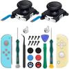 2-Pack  Joystick Replacement Analog Thumb  Joystick Replacement Parts Repair Kit For