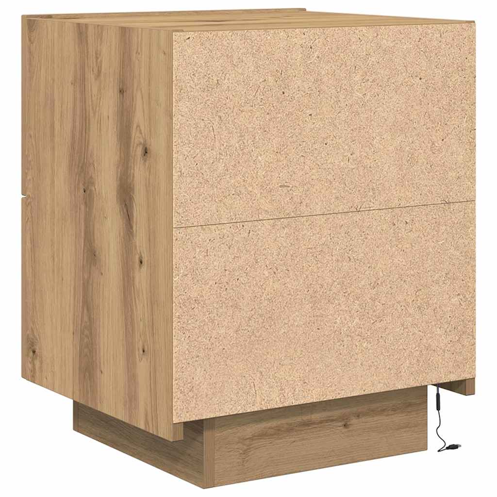 Nightstand Artisan Oak 45 x 40 x 55 cm Engineered Wood
