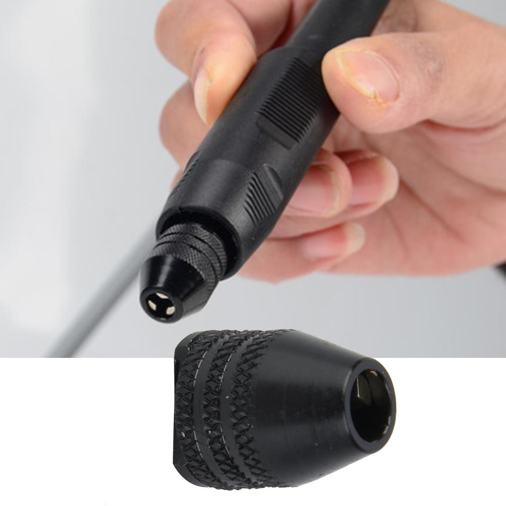 8mm Drei-Backen-Bohrfutter Spannzangenadapter Konverter für Elektroschrauber Bohrmaschine (Kurzer Schwanz)