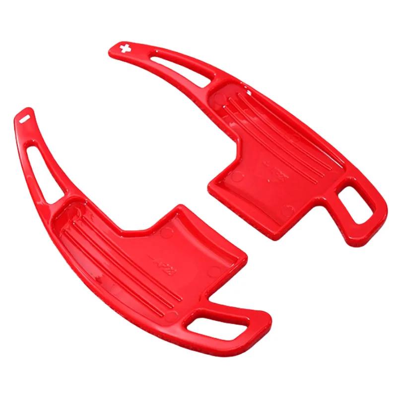 

2pcs ABS Steering Wheel Shift Paddle For Ford Mustang 2015 2016 2017 2018 Extended Shifter Trim Paddles красный
