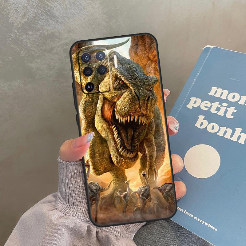 Tyrannosaurus T Rex Dinosaur Case For Oppo A98 A78 A79 A18 A38 A58 A40 A60 A80 A16 A76 A96 A15 A74 A94 A54 A17 A77 Cover