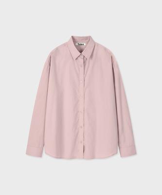 FALLETT Out Label Point Shirt Dusty Pink