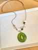 Spring & Summer Dopamine Fruit Slice Resin Drop Necklace – Women's Vacation Style Sweater Chain